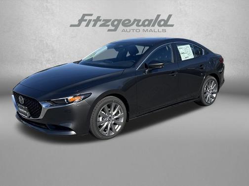 Machine Gray Metallic 2026 Mazda Mazda3 FWD w/Preferred Package
