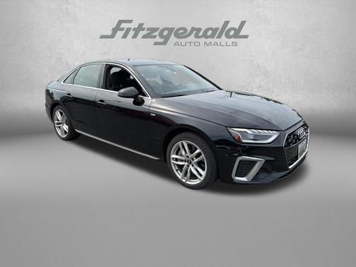 Black Metallic 2021 Audi A4 45 S line Premium Plus