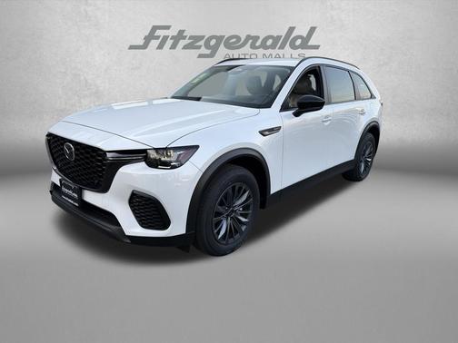 Rhodium White Premium 2026 Mazda CX-70 PHEV SC Plus