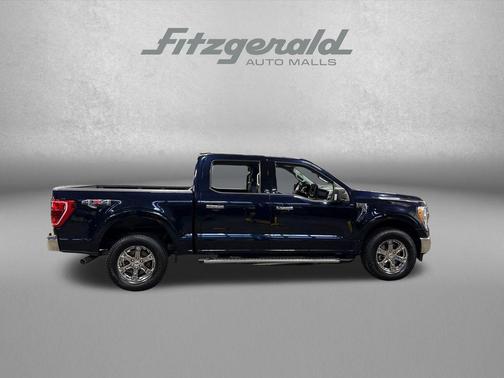 Antimatter Blue Metallic 2021 Ford F-150 XLT