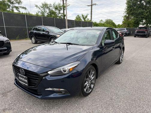 Deep Crystal Blue Mica 2018 Mazda Mazda3 Grand Touring
