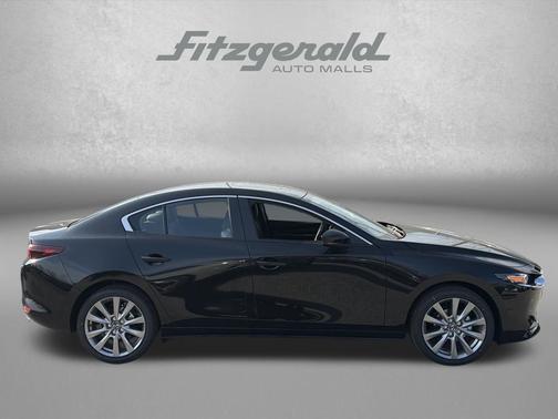 Jet Black Mica 2026 Mazda Mazda3 FWD w/Preferred Package