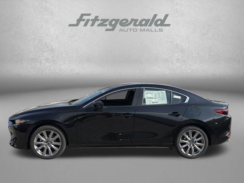 Jet Black Mica 2026 Mazda Mazda3 FWD w/Preferred Package