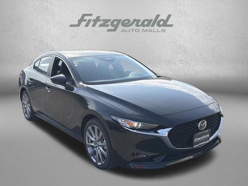 Jet Black Mica 2026 Mazda Mazda3 FWD w/Preferred Package