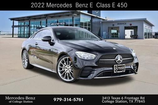Black 2022 Mercedes-Benz E-Class E 450 4MATIC