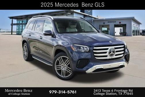 Twilight Blue Metallic 2025 Mercedes-Benz GLS 450 4MATIC