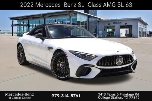 MANUFAKTUR Moonlight White Metallic 2022 Mercedes-Benz AMG SL 63