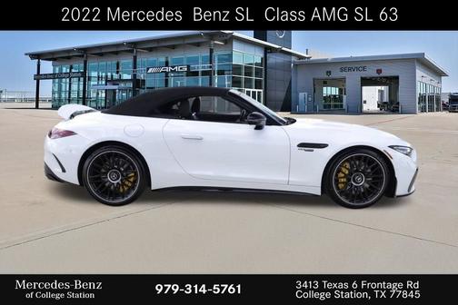 MANUFAKTUR Moonlight White Metallic 2022 Mercedes-Benz AMG SL 63