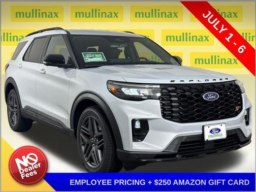 Space White Metallic 2026 Ford Explorer ST
