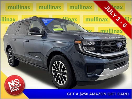 Blue Metallic 2025 Ford Expedition Max Platinum