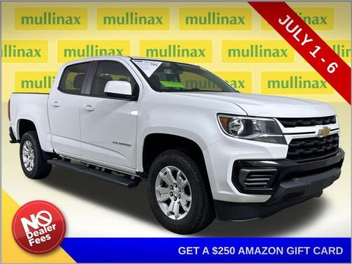 Summit White 2022 Chevrolet Colorado LT