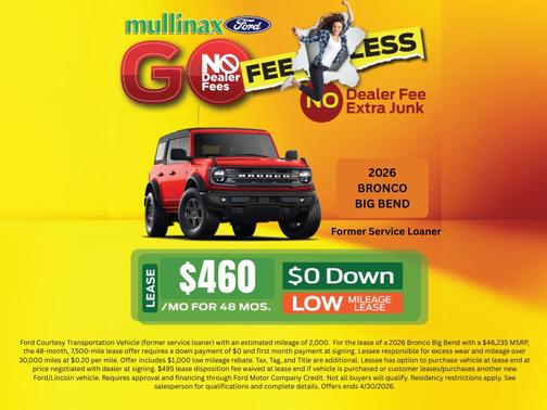 Desert Sand 2026 Ford Bronco Big Bend