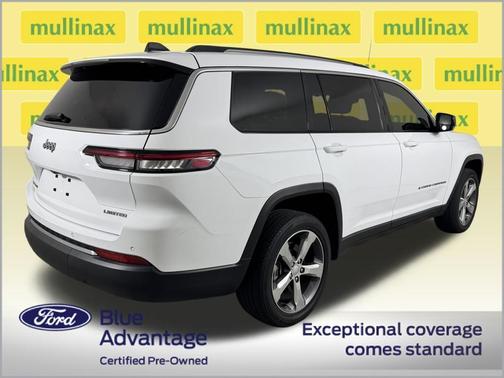 Bright White Clearcoat 2021 Jeep Grand Cherokee L Limited