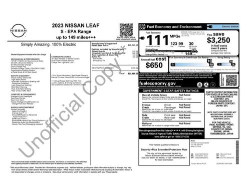 2023 Nissan Leaf S