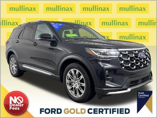 Agate Black Metallic 2025 Ford Explorer Platinum