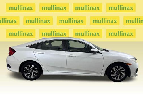 White Orchid Pearl 2017 Honda Civic EX