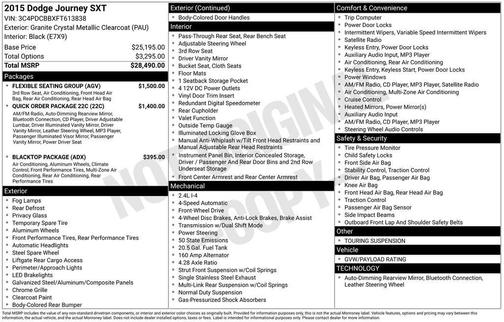 2015 Dodge Journey SXT