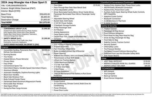 2024 Jeep Wrangler 4xe Sport