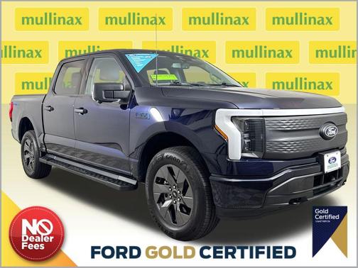 Antimatter Blue Metallic 2024 Ford F-150 Lightning XLT