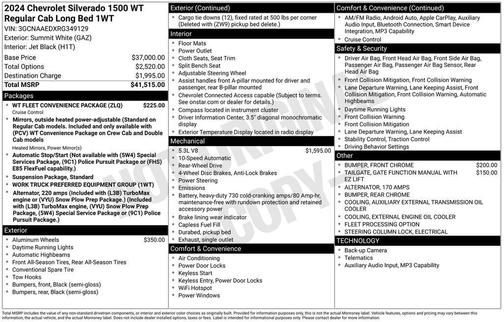 2024 Chevrolet Silverado 1500 WT
