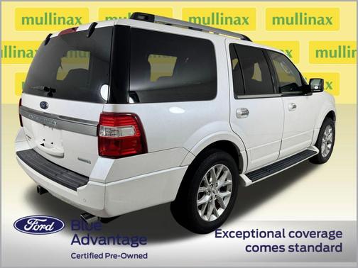 White Platinum Clearcoat Metallic 2017 Ford Expedition Limited
