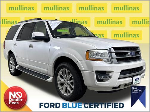 White Platinum Clearcoat Metallic 2017 Ford Expedition Limited