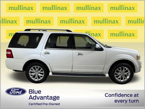 White Platinum Clearcoat Metallic 2017 Ford Expedition Limited