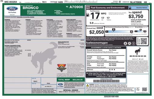 2022 Ford Bronco Wildtrak