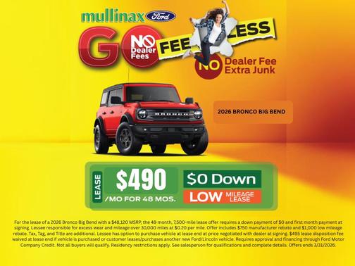 2026 Ford Bronco Big Bend