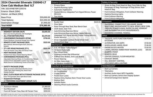2024 Chevrolet Silverado 2500 LT