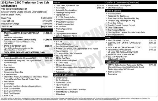 2022 RAM 2500 Tradesman