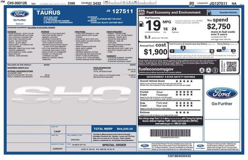 2018 Ford Taurus SHO