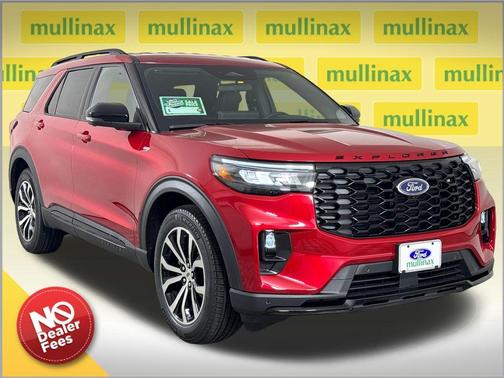 Rapid Red Metallic Tinted Clearcoat 2026 Ford Explorer ST-Line