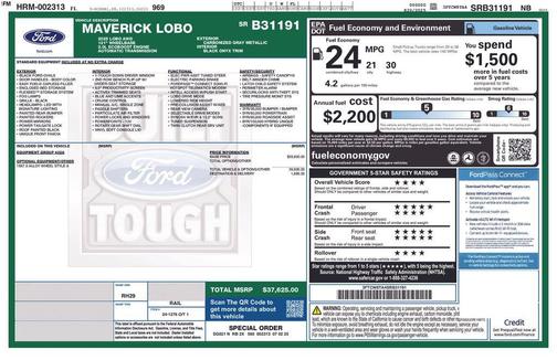 2025 Ford Maverick Lobo