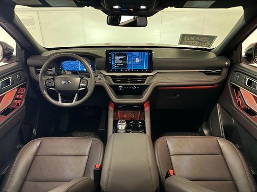 Rapid Red Metallic Tinted Clearcoat 2026 Ford Explorer Platinum