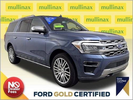 Blue Metallic 2023 Ford Expedition Max Platinum