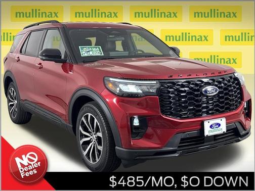 Rapid Red Metallic Tinted Clearcoat 2026 Ford Explorer ST-Line