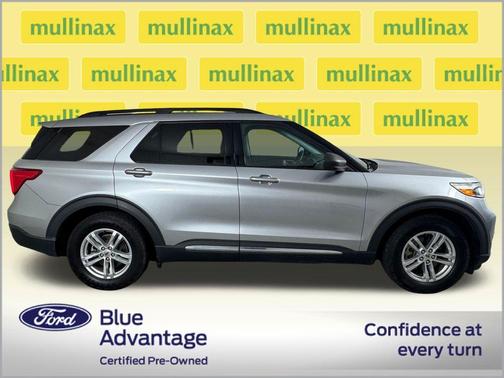 Iconic Silver Metallic 2021 Ford Explorer XLT