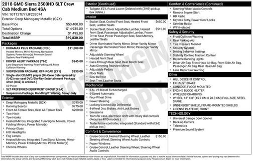 2018 GMC Sierra 2500 SLT