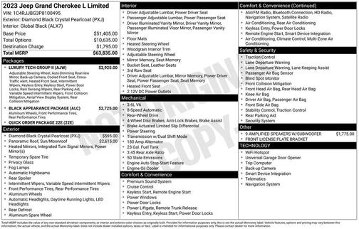 2023 Jeep Grand Cherokee L Limited