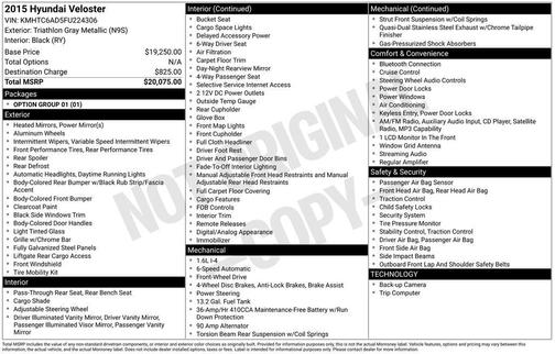2015 Hyundai Veloster Base