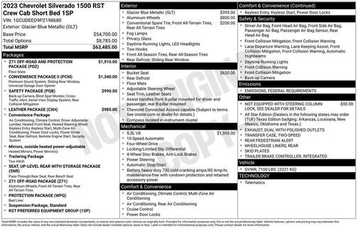 2023 Chevrolet Silverado 1500 RST