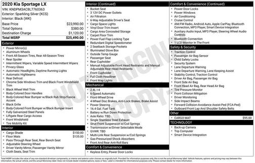 2020 Kia Sportage LX