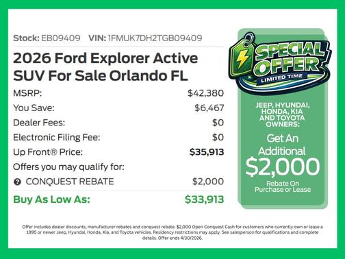 Carbonized Gray Metallic 2026 Ford Explorer Active