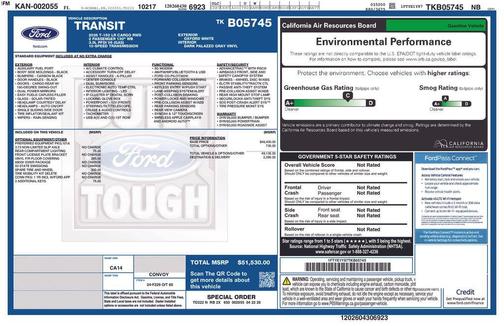 Oxford White 2026 Ford Transit-150 BASE
