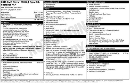 2016 GMC Sierra 1500 SLT