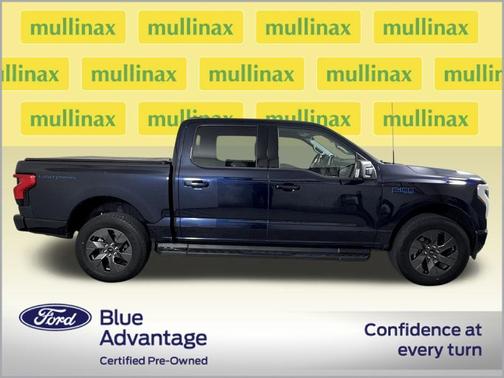 Antimatter Blue Metallic 2025 Ford F-150 Lightning Flash