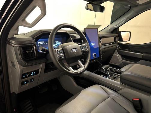 Antimatter Blue Metallic 2025 Ford F-150 Lightning Flash