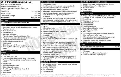 2011 Chevrolet Equinox LS