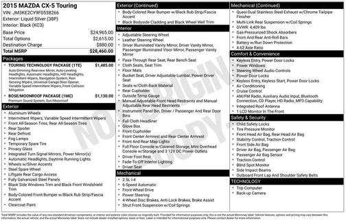 2015 Mazda CX-5 Touring